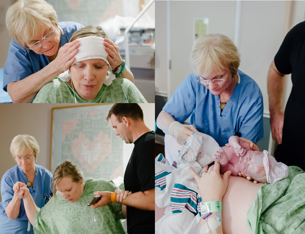 midwife with patient